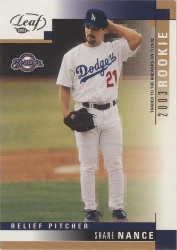 2003 Leaf - Shane Nance #281