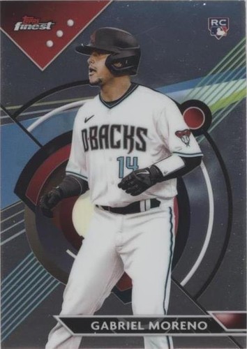 Topps finest ガブリエル・モレノ 直筆サイン auto Dバックス 2023 Topps Finest Flashbacks #74 Gabriel Moreno Arizona