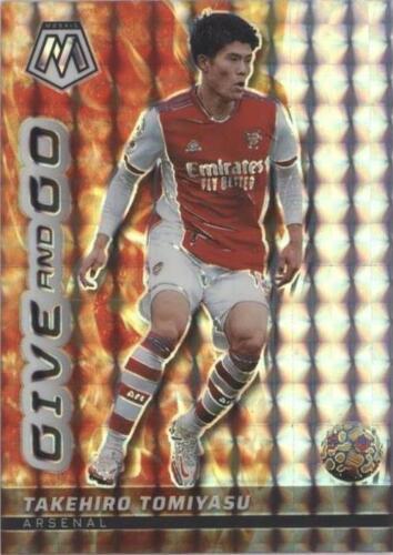 2022 Panini Prizm EPL Takehiro Tomiyasu White Sparkle Prizm 2022 Panini Prizm EPL Takehiro Tomiyasu White Sparkle Prizm