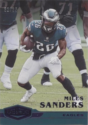 2020 Panini Plates & Patches Miles Sanders #9