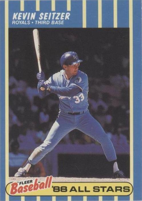 Fleer Baseball All Stars 1988 - Kevin Seitzer #38