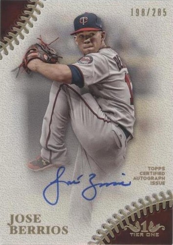 2018 Topps Tier One - José Berríos #PPA-JOB