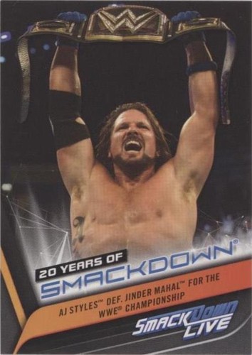 2019 Topps WWE Smackdown - AJ Styles #SD-43