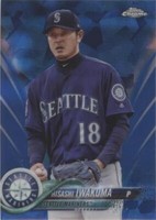 2018 Topps Chrome Sapphire Edition - Hisashi Iwakuma #348
