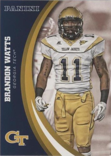 2016 Panini Georgia Tech Yellow Jackets Brandon Watts #46