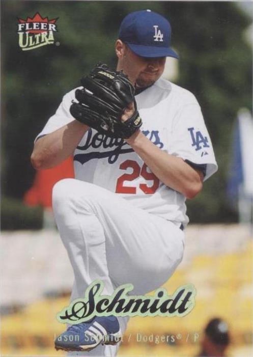 Jason Schmidt Los Angeles Dodgers Baseball Sports Trading Cards