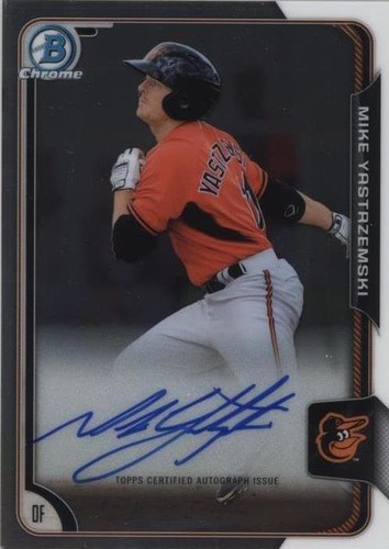2015 Bowman Chrome - Mike Yastrzemski #BCAP-MY