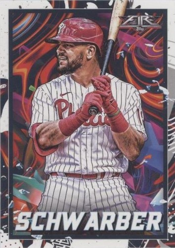 2022 Topps Fire - Kyle Schwarber #13