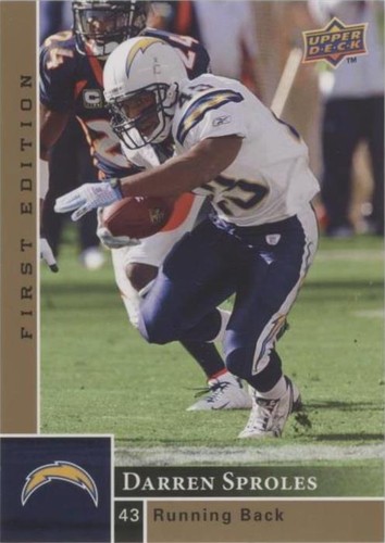 2009 Upper Deck First Edition Darren Sproles #123