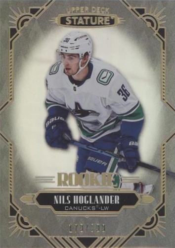2020-21 Upper Deck Stature - Nils Hoglander #139