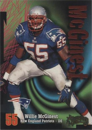 1998 Skybox Thunder Willie McGinest #139