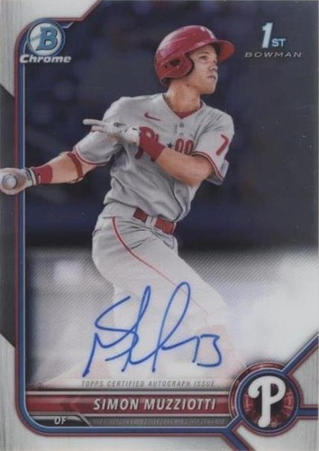 2022 Bowman Chrome - Simon Muzziotti #CPA-SMZ