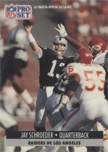 1991 Pro Set Spanish Jay Schroeder #116