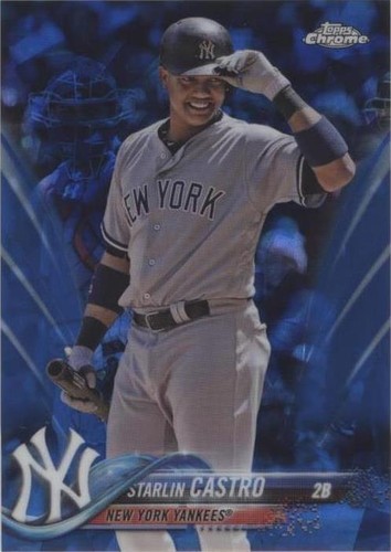 2018 Topps Chrome Sapphire Edition - Starlin Castro #109