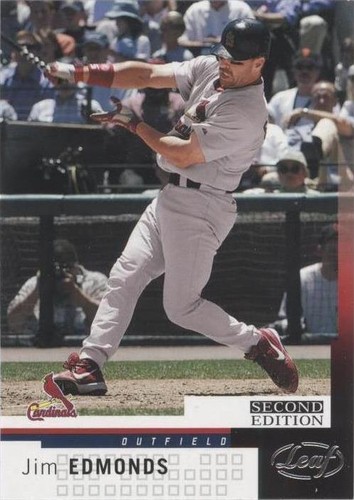 2004 Leaf Second Edition - Jim Edmonds #184