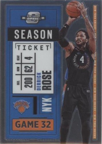 2020-21 Panini Contenders Optic - Derrick Rose #27