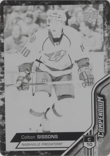 2016-17 Upper Deck Compendium - Colton Sissons #451