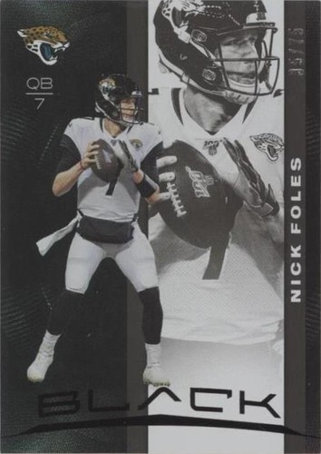 2019 Panini Black Nick Foles #23