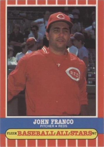 1987 Fleer Baseball All Stars - John Franco #17