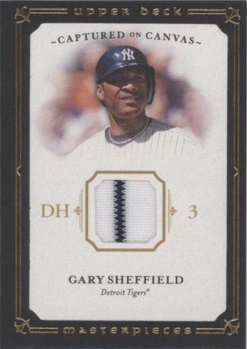 2008 Upper Deck Masterpieces - Gary Sheffield #CC-GS