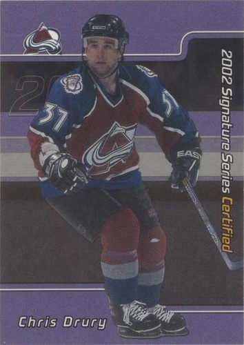 2001-02 In the Game Be A Player Signature Series - Chris Drury #C-7