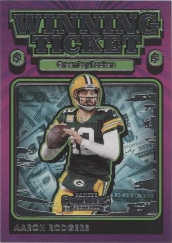 2021 Panini Contenders Aaron Rodgers #WT-ARO