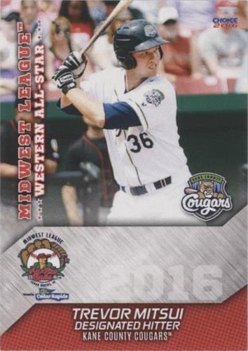 2016 Choice Midwest League All-Stars - Trevor Mitsui #44