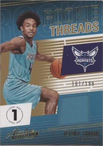2018-19 Panini Absolute Memorabilia - Devonte' Graham #RT-DGR