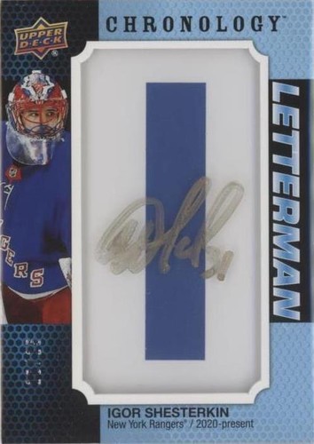 2019-20 Upper Deck Chronology - Igor Shesterkin #L-NYR-IS