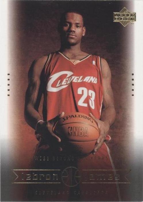 2003-04 cubierta superior - LeBron James #20