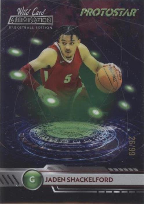 2021-22 Wild Card Alumination - Jaden Shackelford #PS-24