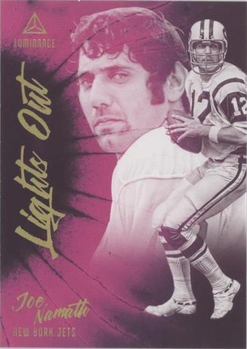 2020 Panini Luminance Joe Namath #LO17