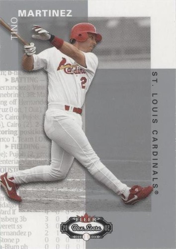 2002 Fleer Box Score - Tino Martinez #7