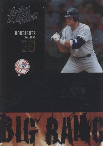 2005 Donruss Leather & Lumber - Alex Rodriguez #BB-4