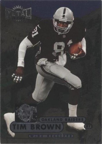 1998 Metal Universe Tim Brown #10