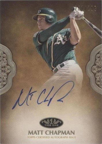 2019 Topps Tier One - Matt Chapman #PPA-MCH