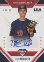 2020 Panini USA Baseball Stars & Stripes - Tyler Wiederstein #17U-TW