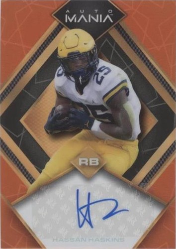 2022 Wild Card Auto Mania Hassan Haskins #AM-D75