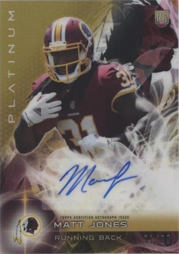 2015 Topps Platinum Matt Jones #AR-MJ