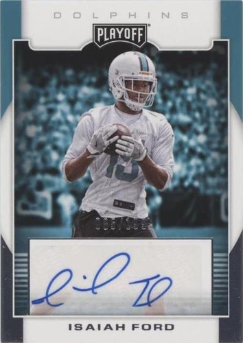 2017 Panini Playoff Isaiah Ford #RS-IF