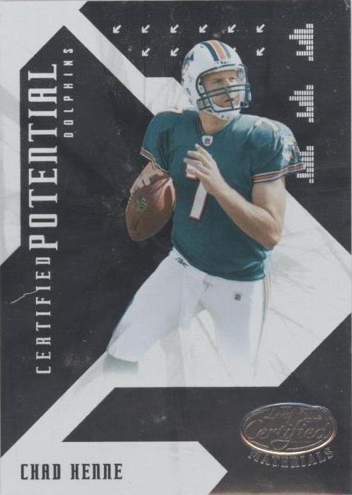 2008 Leaf Certified Materials Chad Henne #CP-14