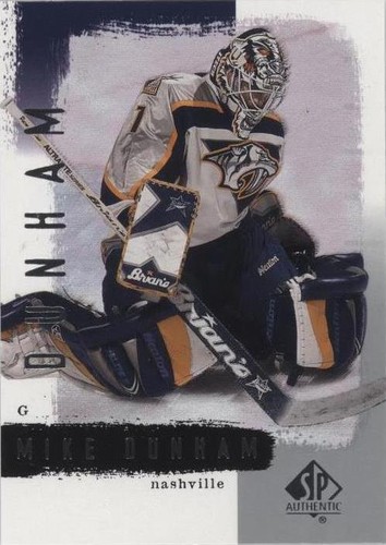 2000-01 SP Authentic - Mike Dunham #50