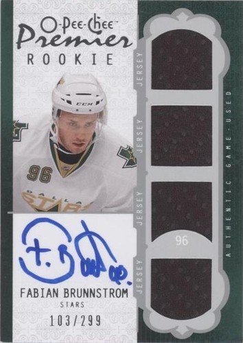 2008-09 O-Pee-Chee Premier - Fabian Brunnstrom #52