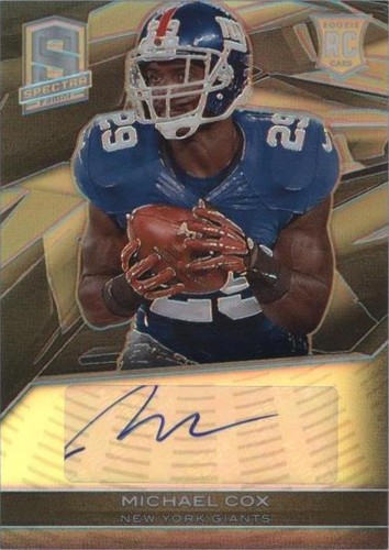 2013 Panini Spectra Michael Cox #172