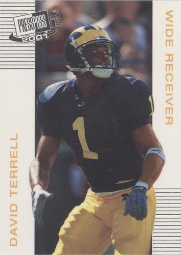 2001 Press Pass SE David Terrell #21