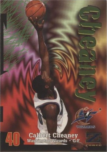 1997-98 Skybox Z-Force - Calbert Cheaney #153