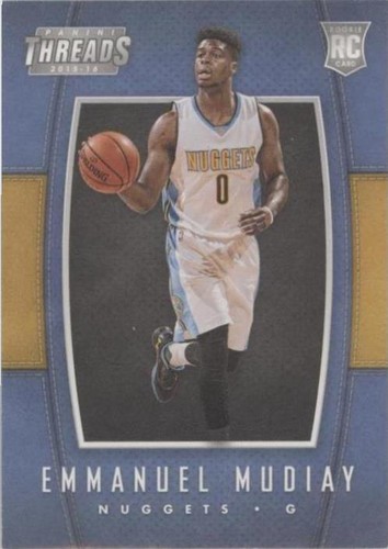 2015-16 Panini Threads - Emmanuel Mudiay #208