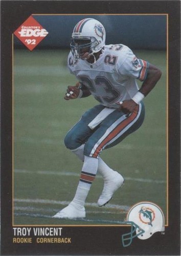 1992 Collector's Edge Troy Vincent #177