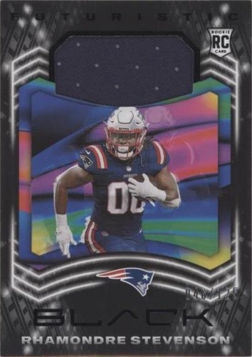 2021 Panini Black Rhamondre Stevenson #F-RS