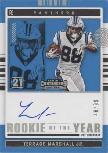 2021 Panini Contenders Terrace Marshall Jr. #RYA-TMA